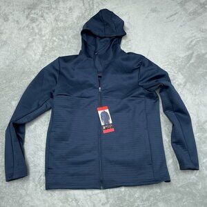 Spyder Active Mens Full-Zip Hoodie Jacket Navy Blue Medium M New a1111